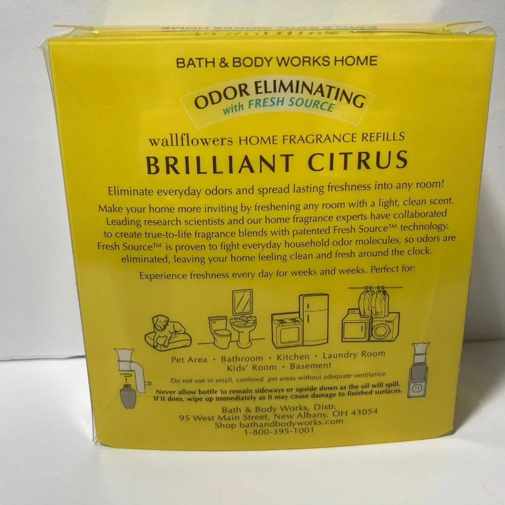 Bath & Body Works Wallflowers 2pk Brilliant Citrus